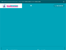 Tablet Screenshot of ecua-american.com